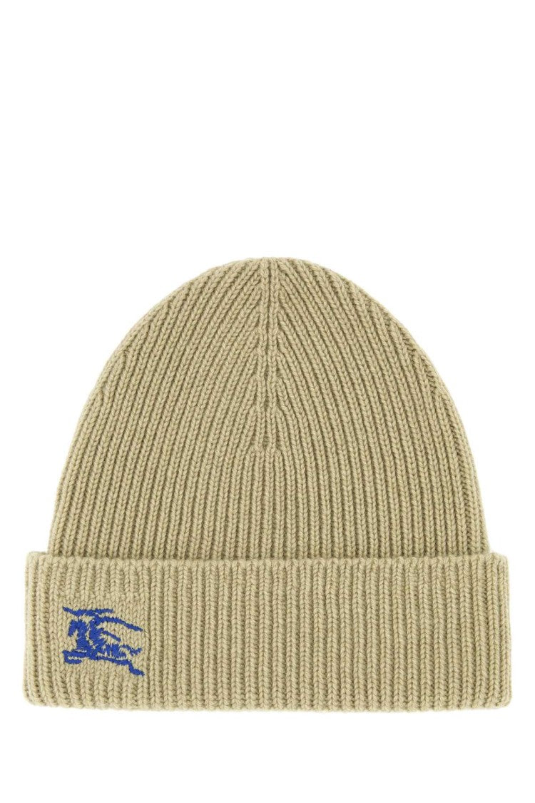 Burberry Khaki Cashmere Beanie Hat