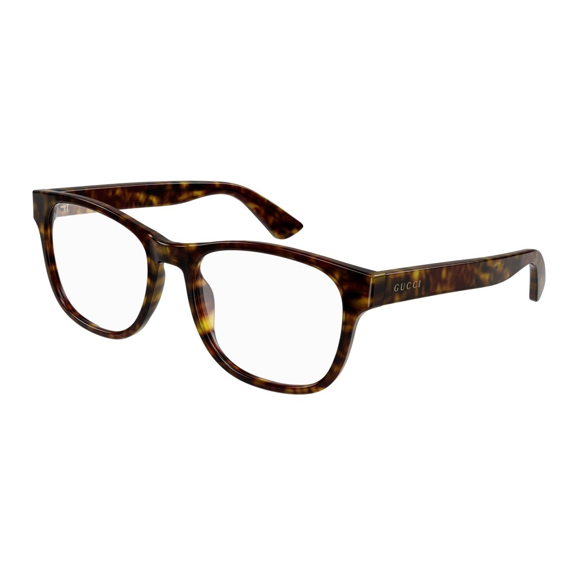 Gucci Gg1344o Classic Square Frame Tortoiseshell Eyeglasses