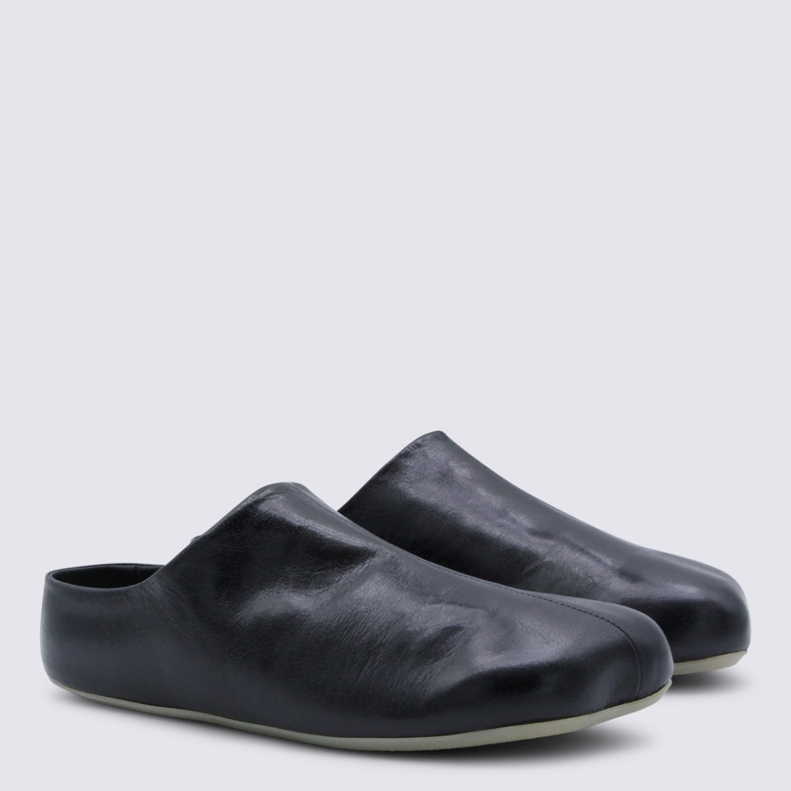 Mm6 By Maison Margiela Leather Slip-On Loafers