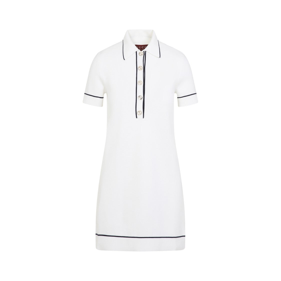 Gucci Polo-Style Mini Dress With Contrasting Trim