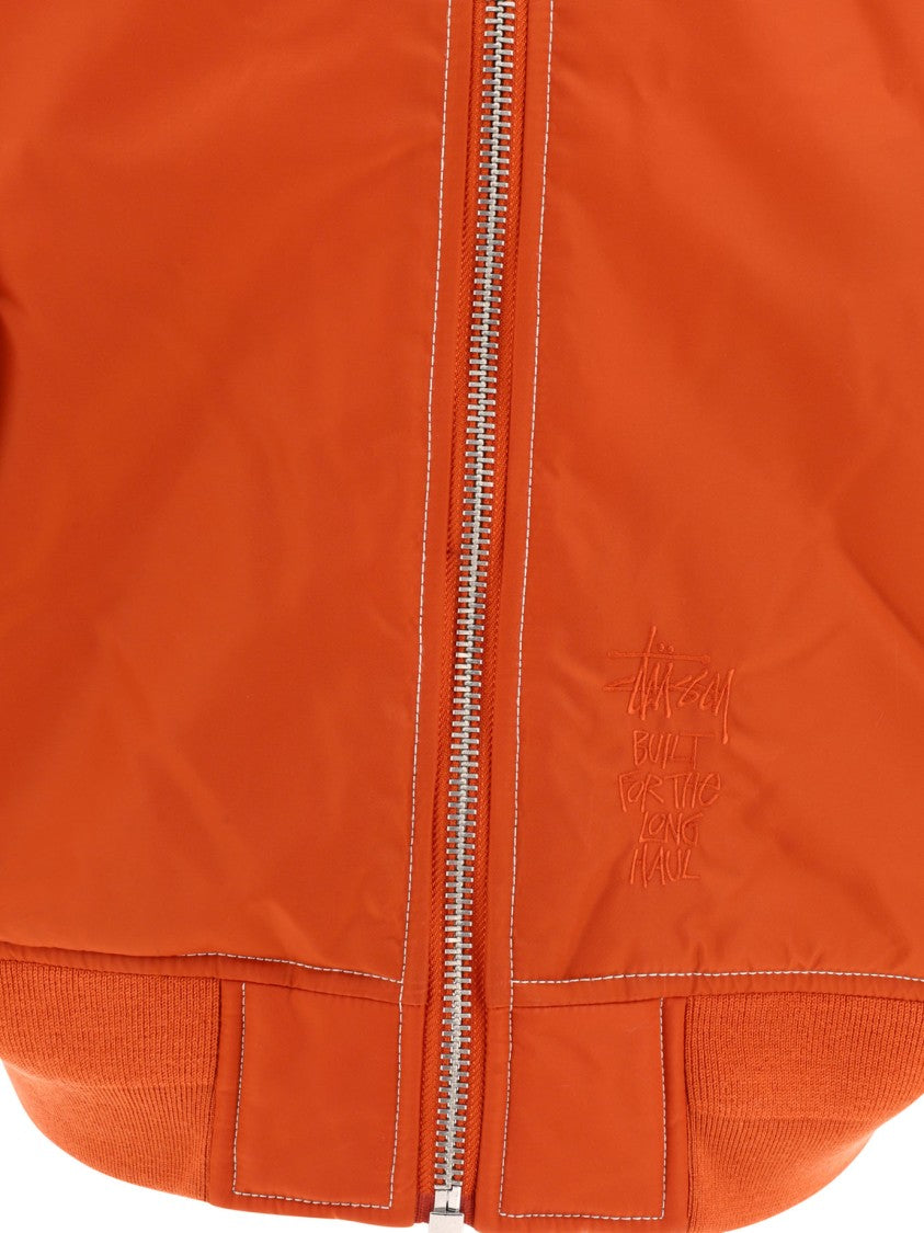 Stussy Reversible Orange Nylon Jacket