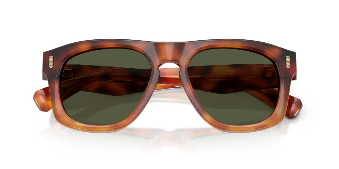 Brunello Cucinelli Tortoiseshell 0Bc4026s Acetate Oversized Square Sunglasses