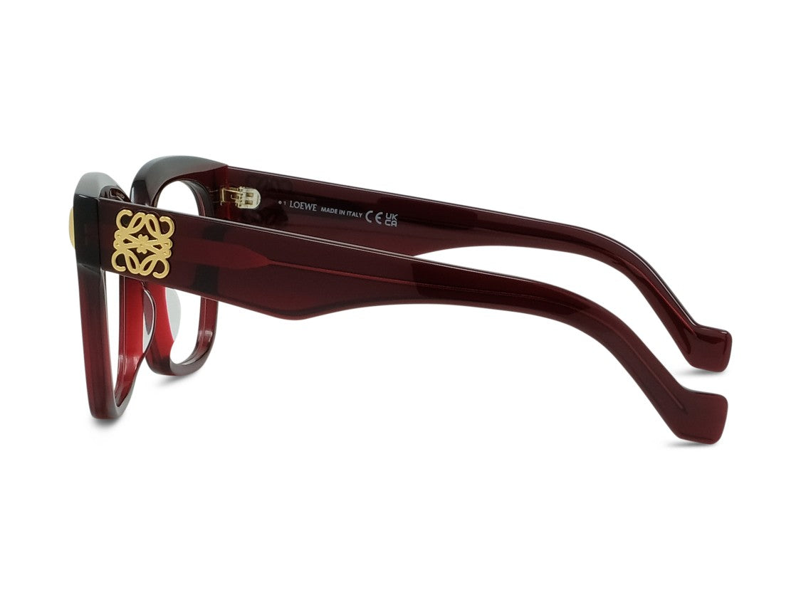 Loewe Deep Burgundy Lw50069i Oversized Square Eyeglasses