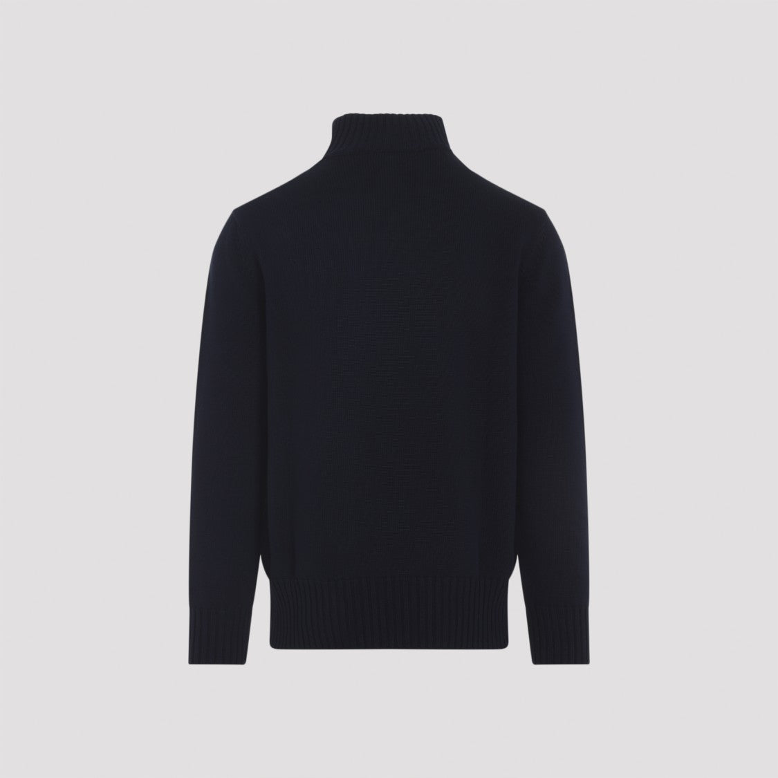 Givenchy High Neck Ribbed Cotton Sweater