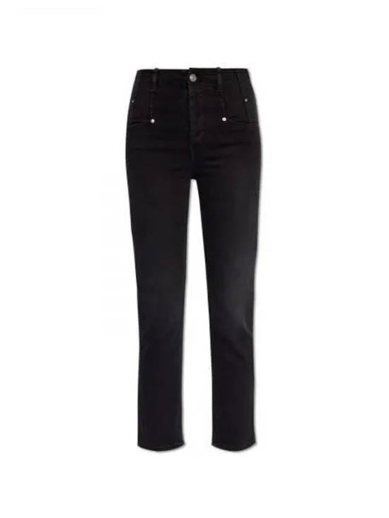 Isabel Marant Slim-Fit Dark Wash Denim Pants