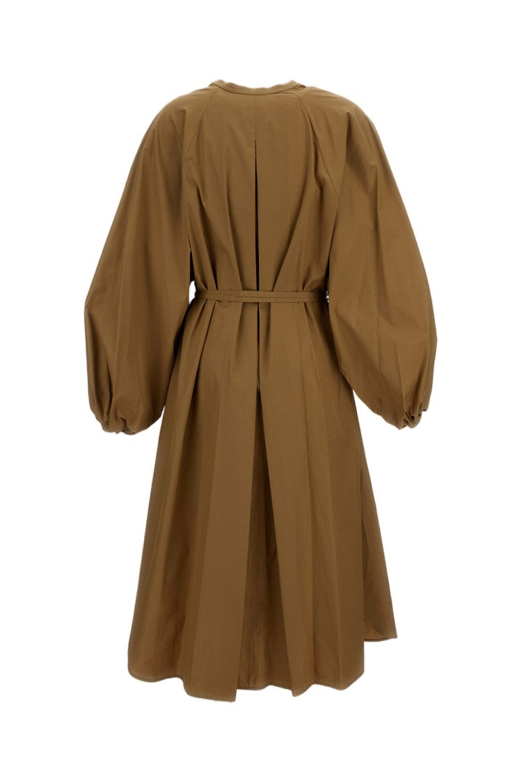 Loulou De Saison Soft Beige Dress With Elegant Silhouette