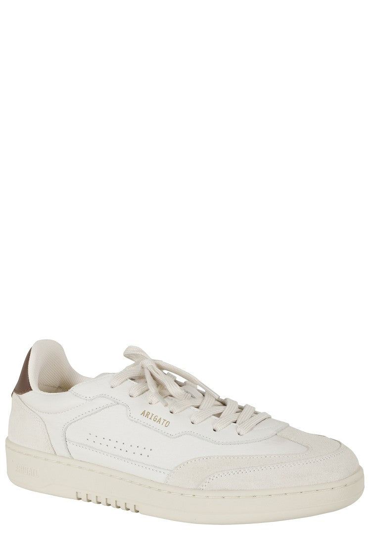 Axel Arigato Dice T Toe Cream Brown Leather Suede Sneakers