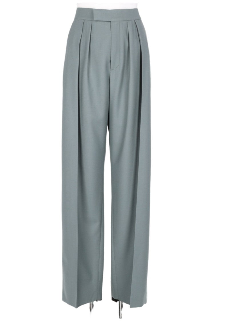 Chloé Tailored Cigarette Pants In Smooth Wool Gabardine
