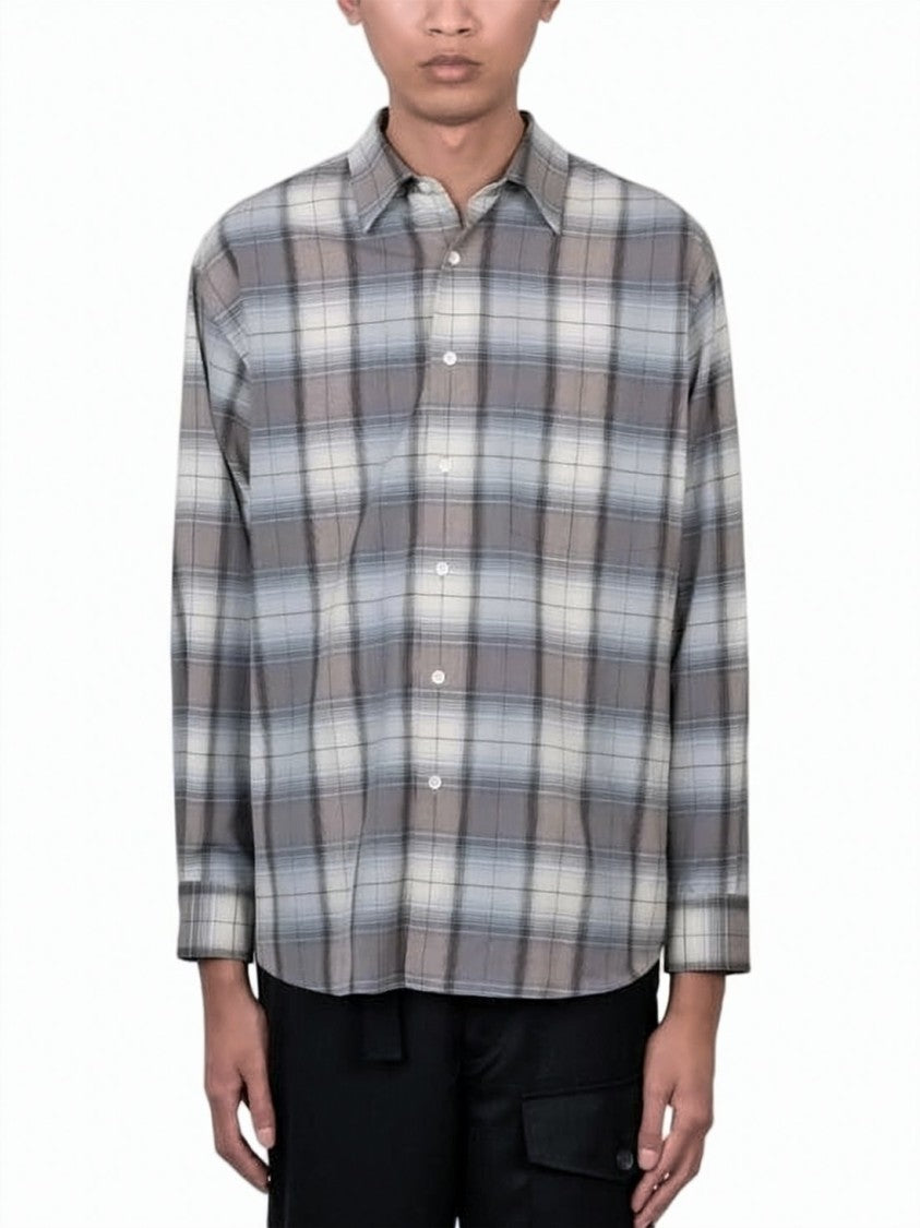 Auralee Wool Long-Sleeve Shirt
