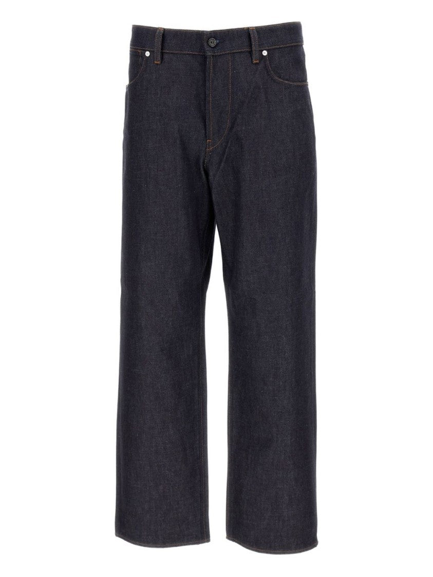 Stone Island Indigo-Dyed Organic Cotton Straight-Leg Jeans