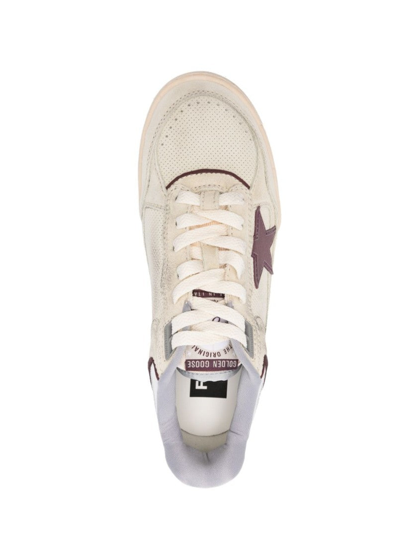 Golden Goose Low-Top Sneakers With Silk And Nylon Finish