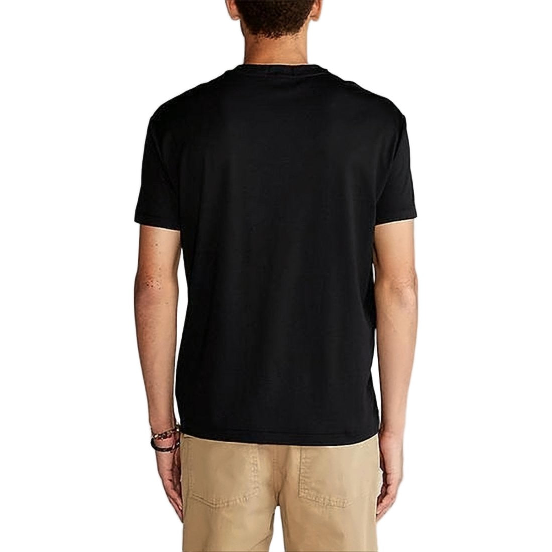 Polo Ralph Lauren Short-Sleeve Black Cotton Polo Ralph Lauren T-Shirt