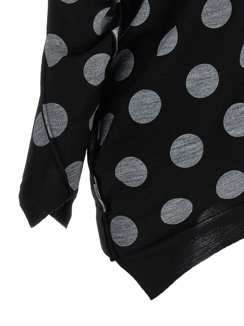 Junya Watanabe Polka Dot Maxi Cardigan