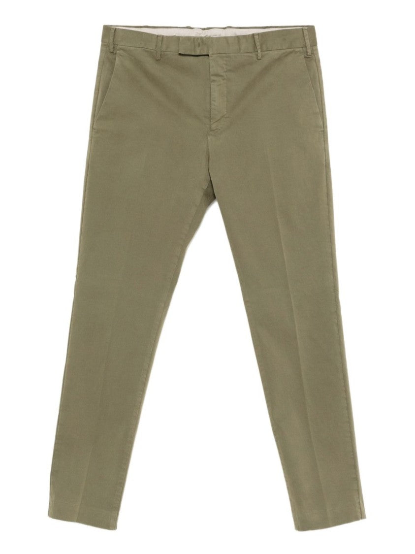 Pt Torino Tailored Olive Green Trousers