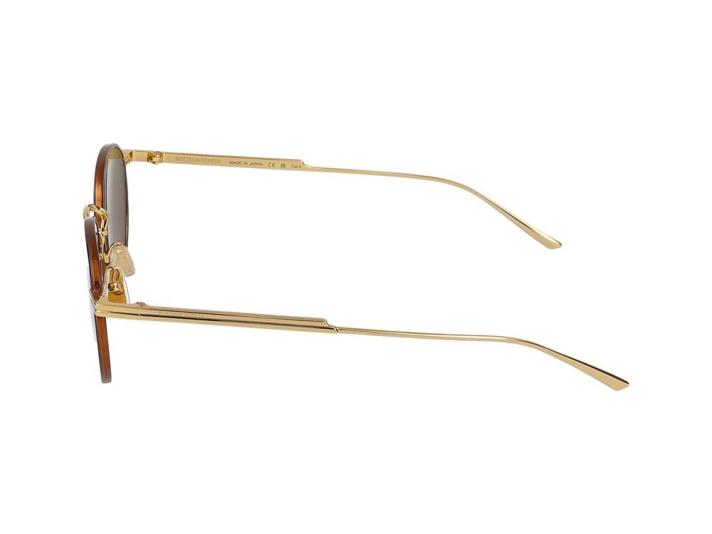 Bottega Veneta Sunglasses Bottega Veneta Bv1389s 004 Gold Gold Gold 48/21/140