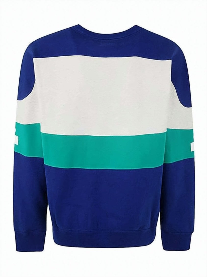 Isabel Marant Color-Blocked Long-Sleeve T-Shirt With Subtle Branding