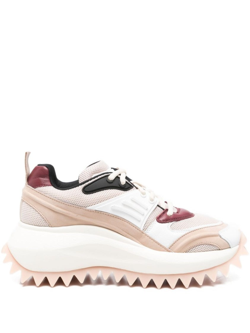 Vic Matié Multicolour Mesh Panelled Chunky Rubber Sneakers