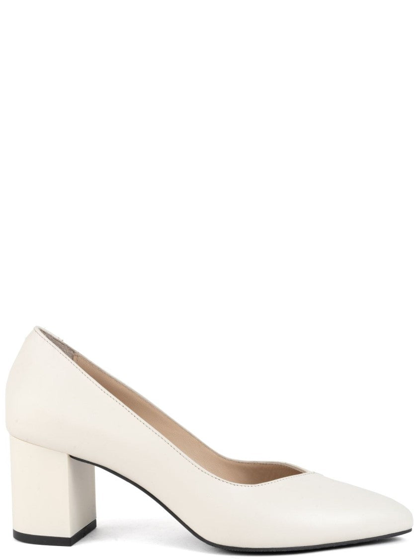Sergio Moretti Classic Beige Cow Leather Pumps