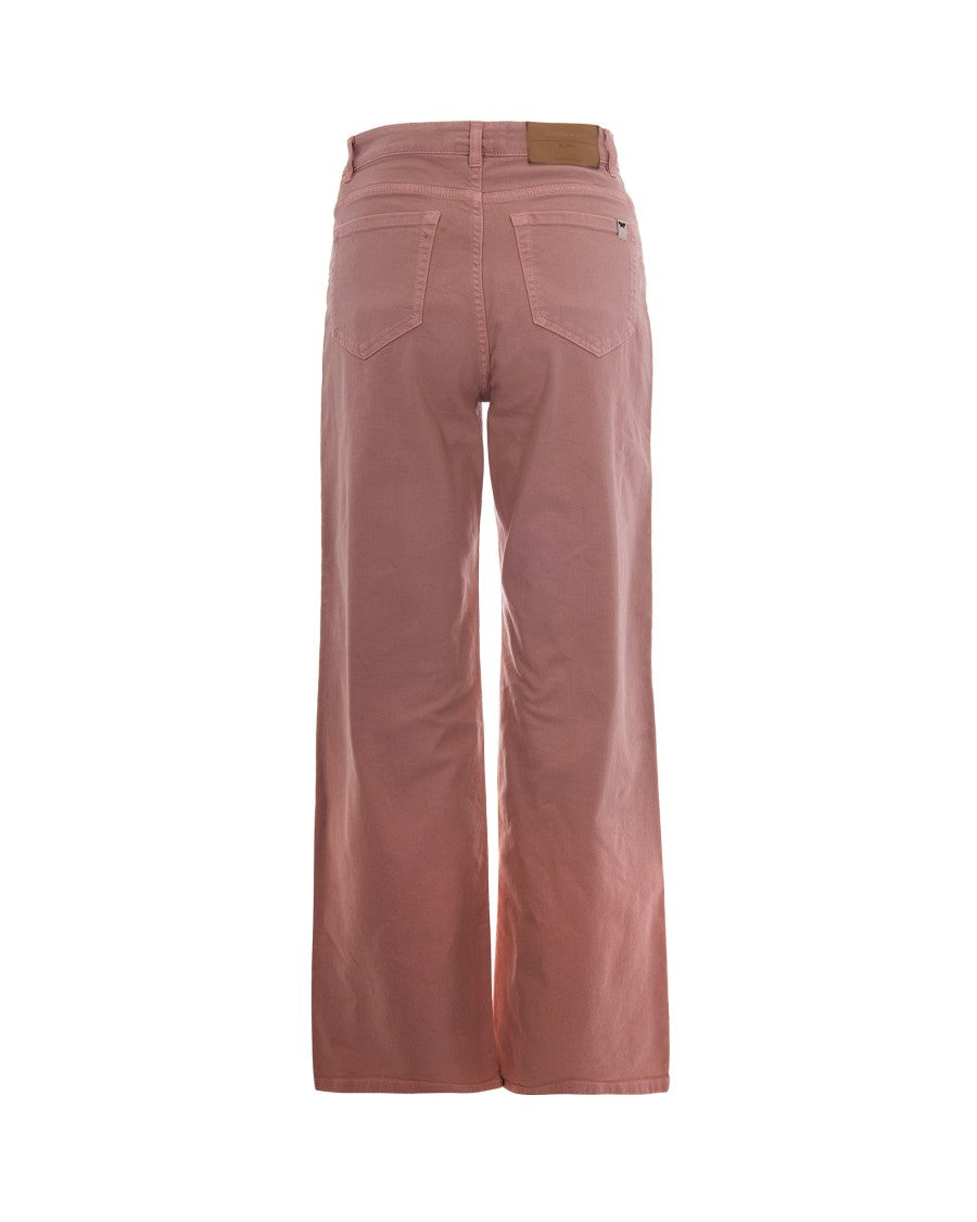 Max Mara Pink Wide Leg Trousers