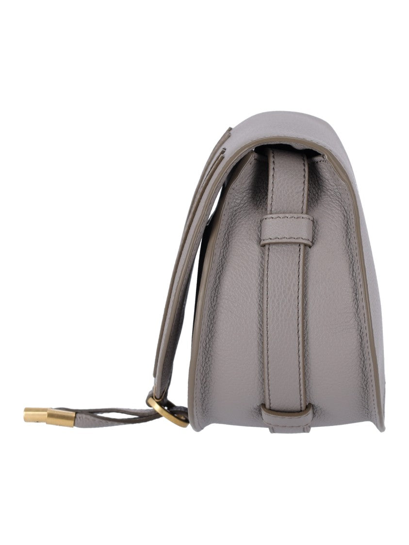 Chloé "Marcie" Small Shoulder Bag Gray