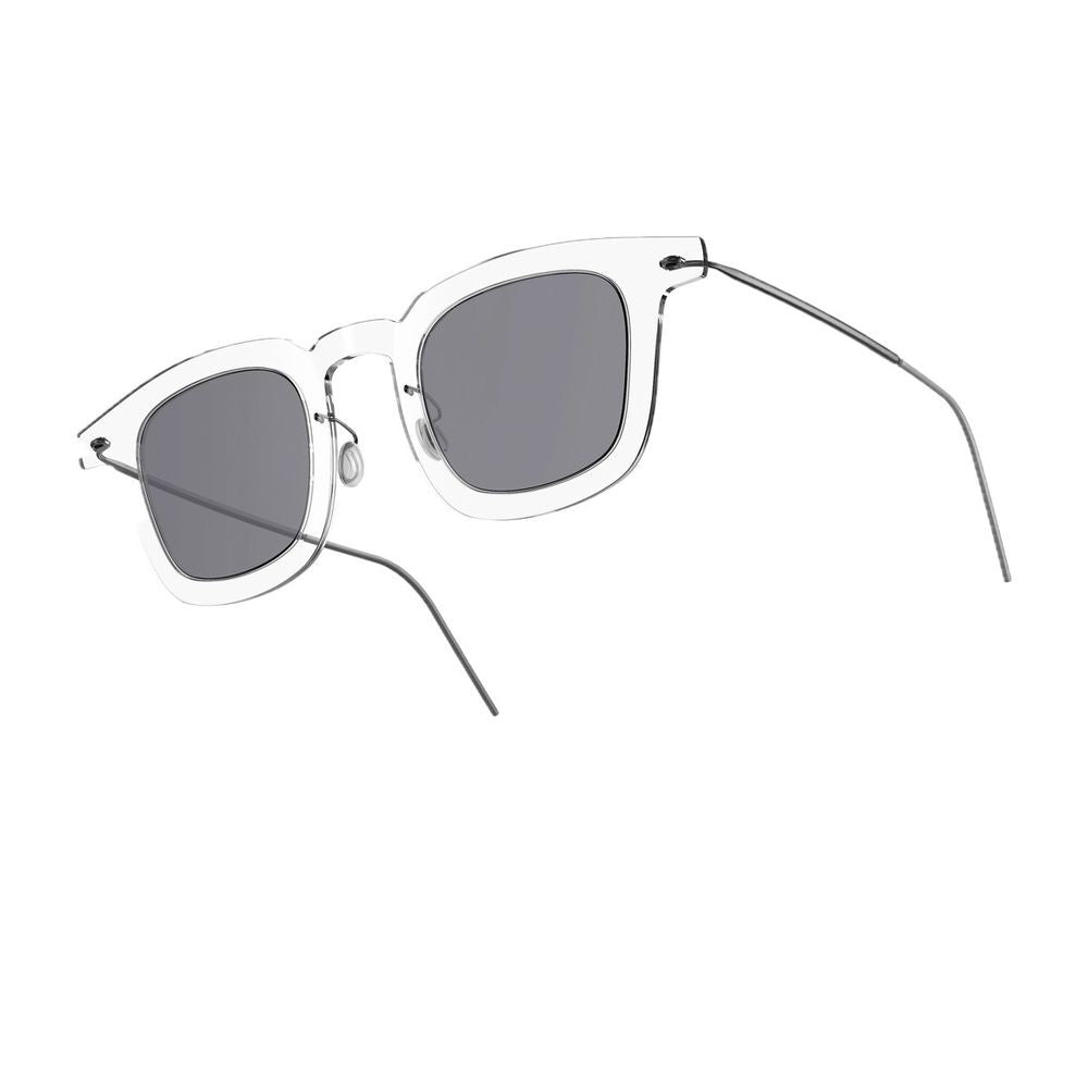 Lindberg Sun Titanium 8346 C01/Colour 10/Sl113crystal Squared Titanium Sunglasses