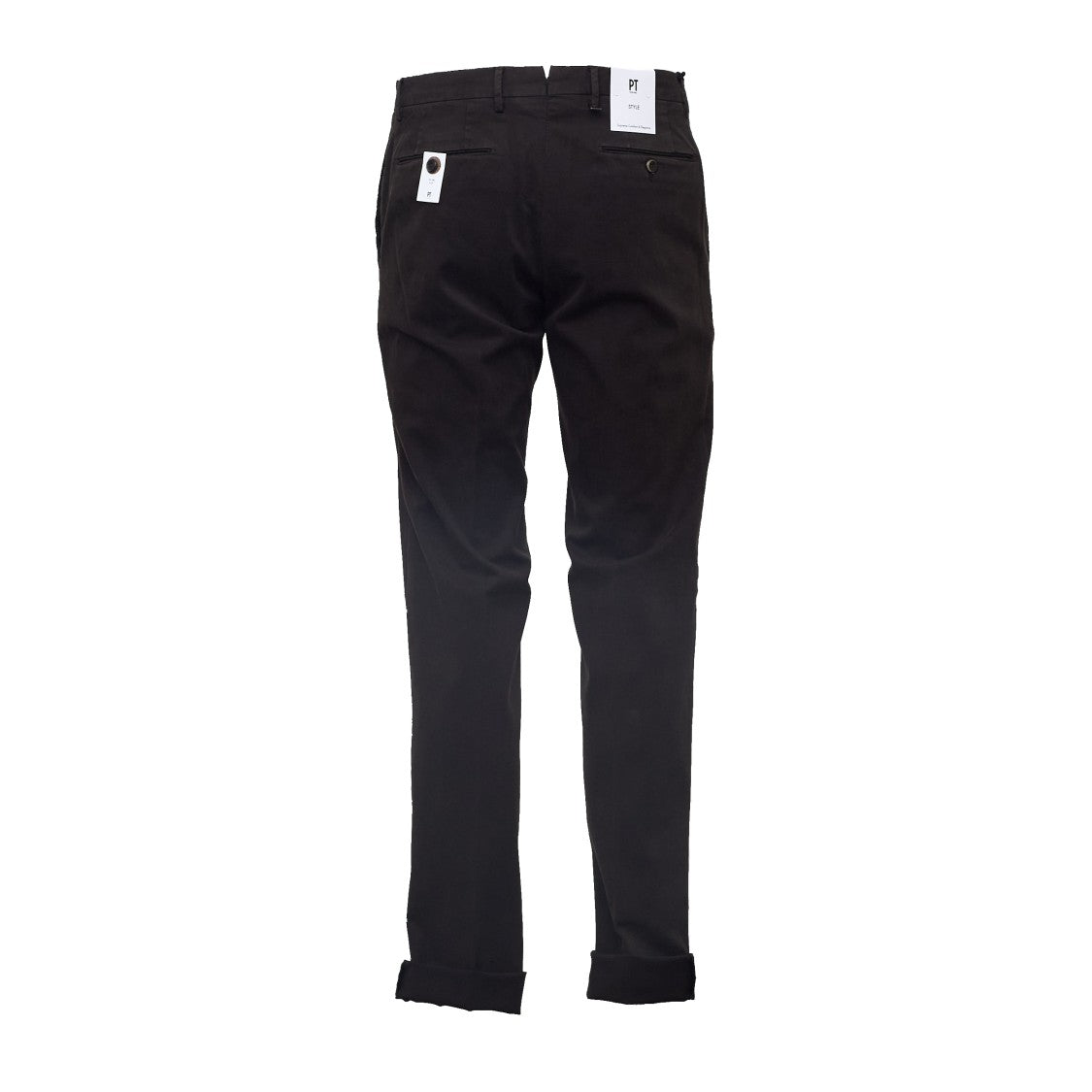 Pt Slim-Fit Stretch Gabardine Trousers With Tailored Details