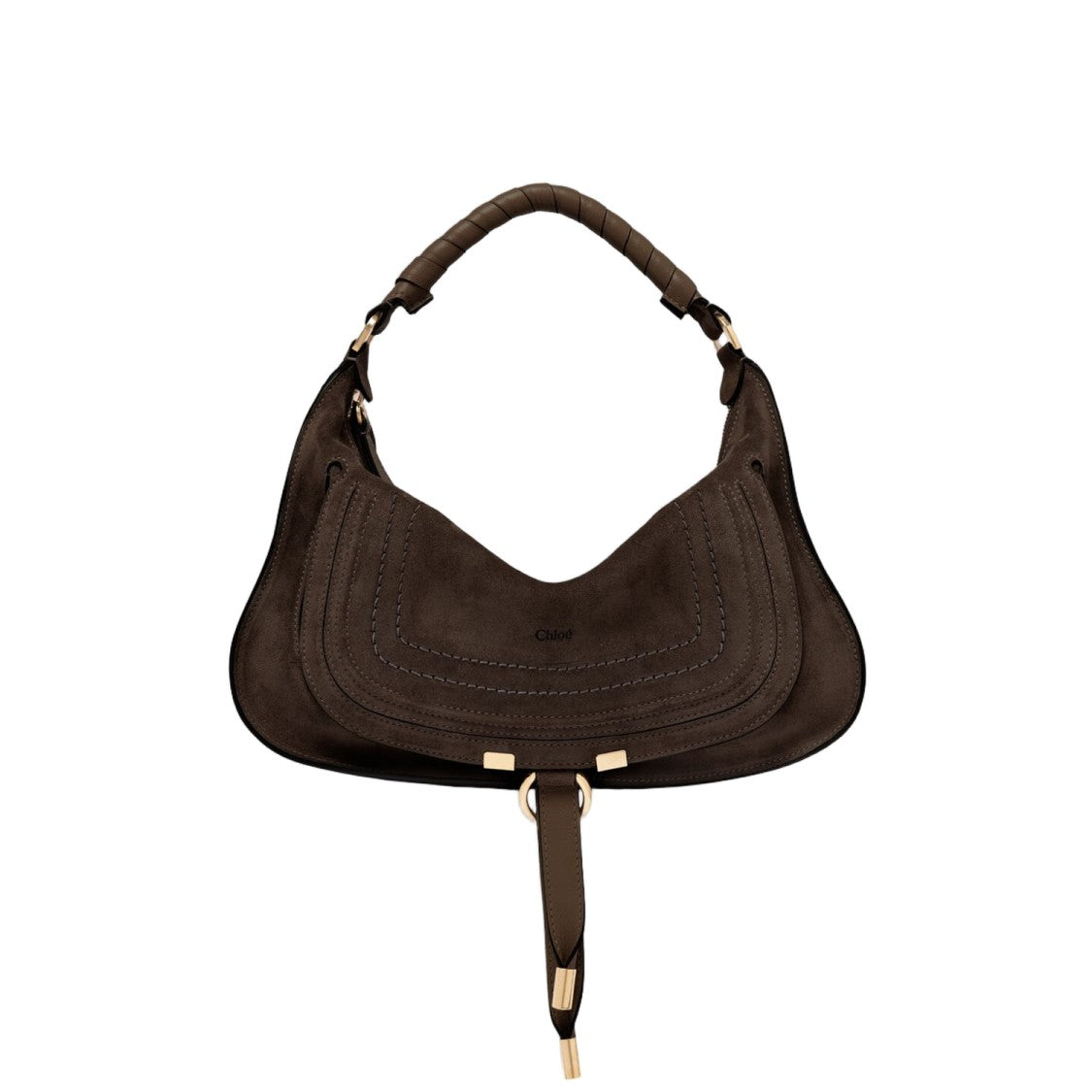 Chloé Suede Calf Leather Bag With Adjustable Strap