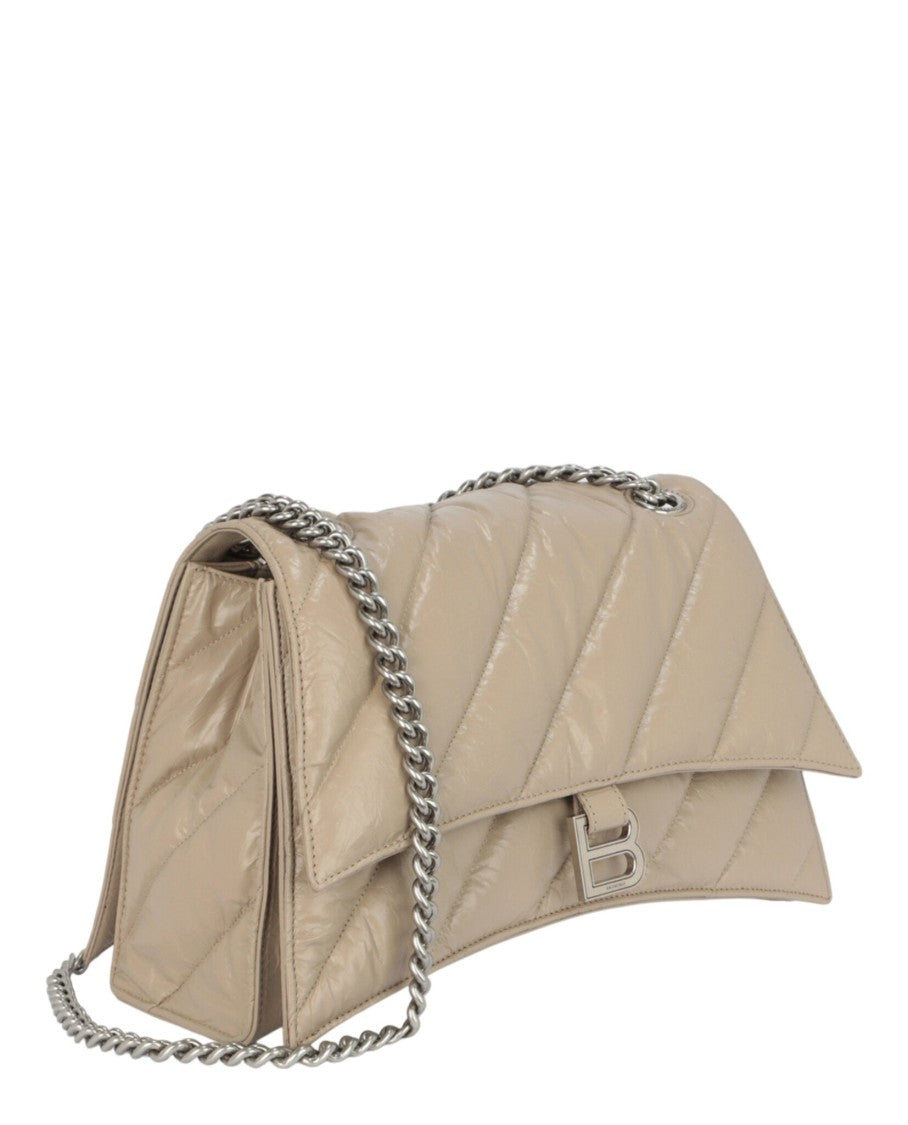 Balenciaga Quilted Chain Shoulder Bag With Convertible Strap