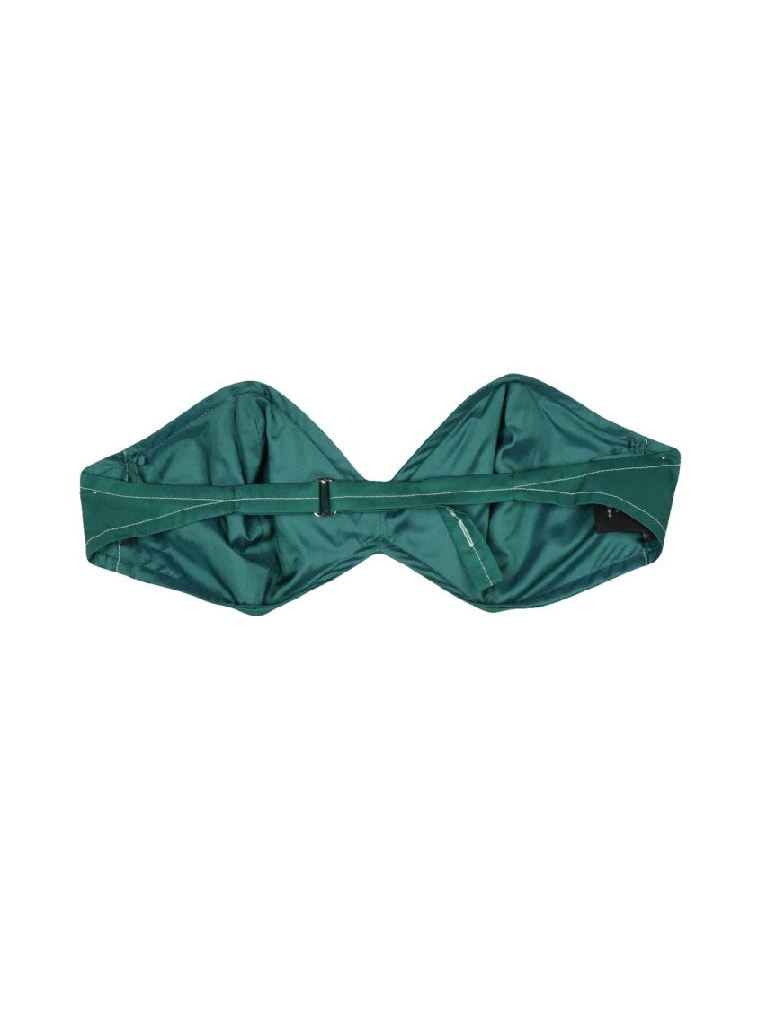 Prada Green Silk-Cotton Top