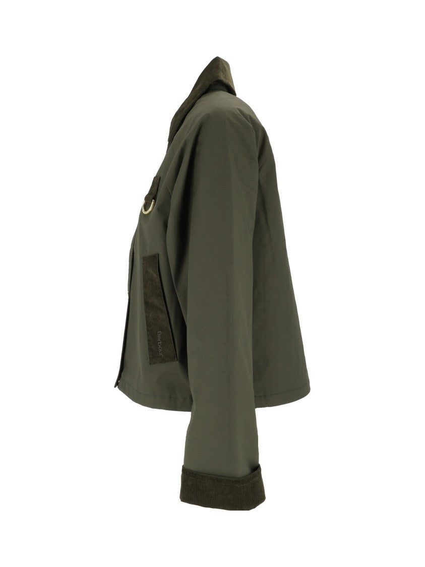 Barbour Wendy Structured Cropped Fabric Casual Jacket