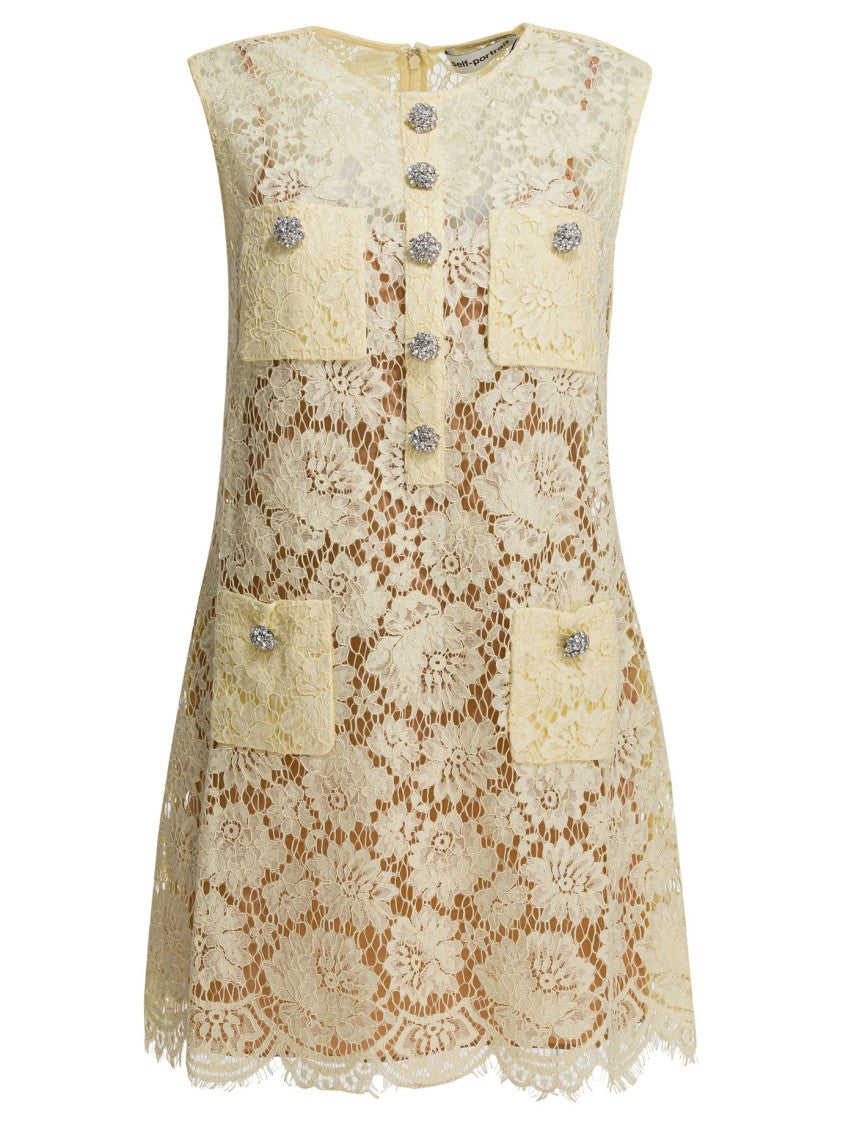 Self-Portrait Lace Sheath Dress