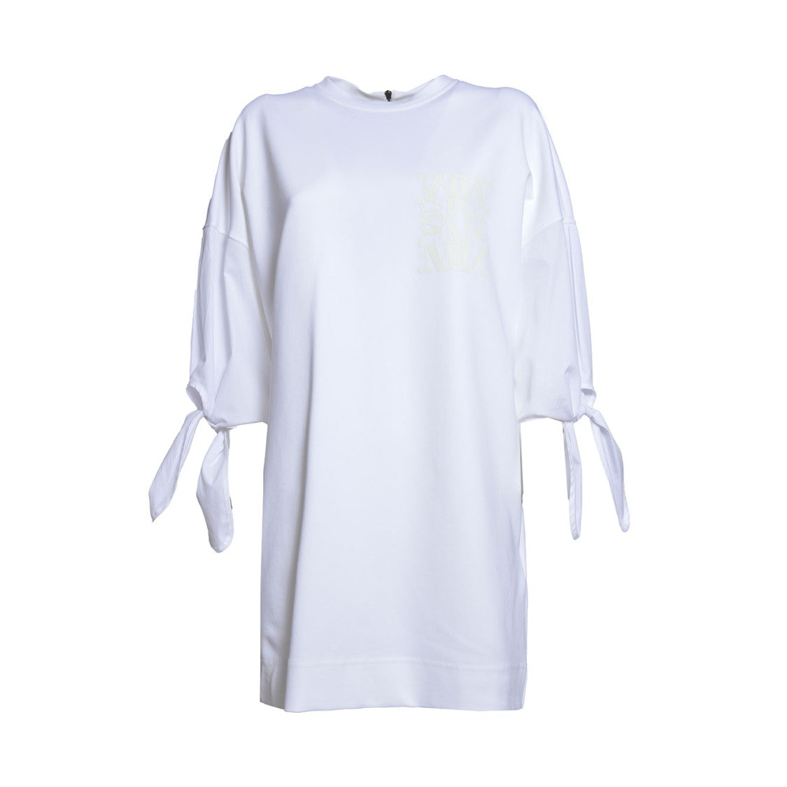 Max Mara Short Agora Poplin Dress White