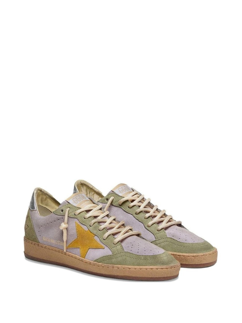 Golden Goose Low-Top Sneakers With Silk And Nylon Construction