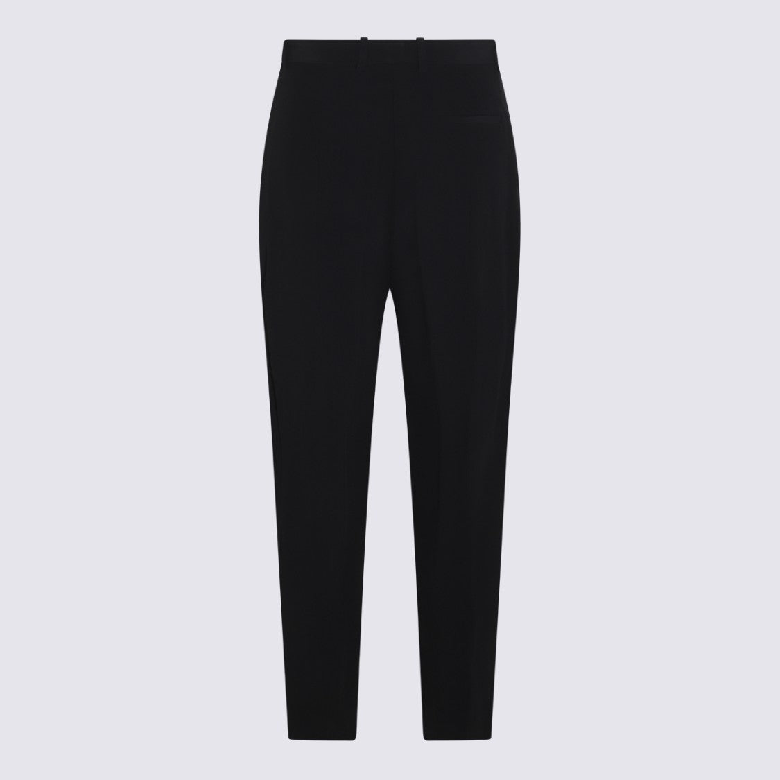 Alexander Mcqueen High-Waisted Tailored Trousers With Tapered Legs