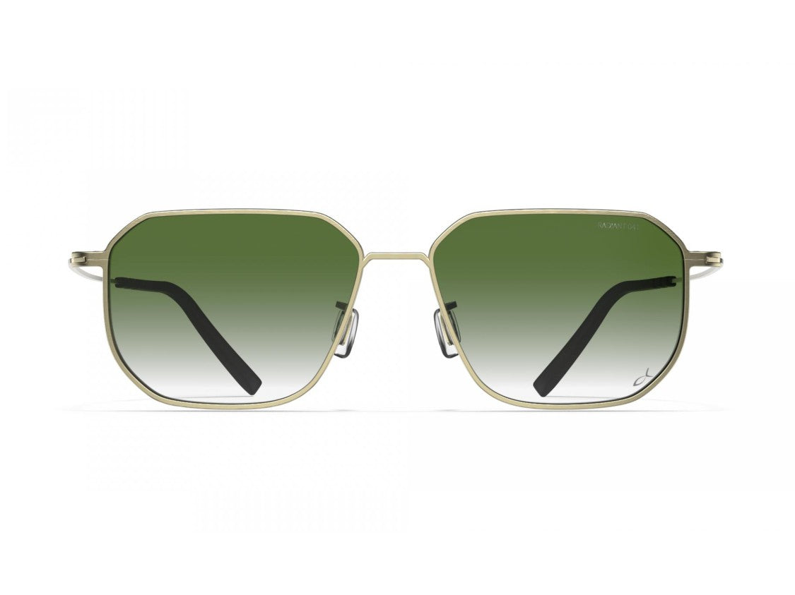 Blackfin Gold Bf1092 Mendocino Geometric Metal Sunglasses
