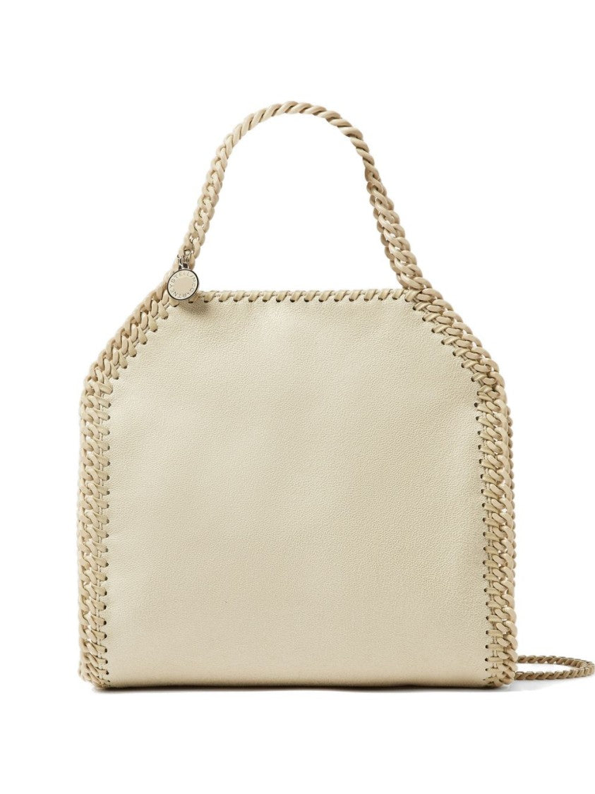 Stella Mccartney Beige Mini Falabella Whipstitch Tote Bag