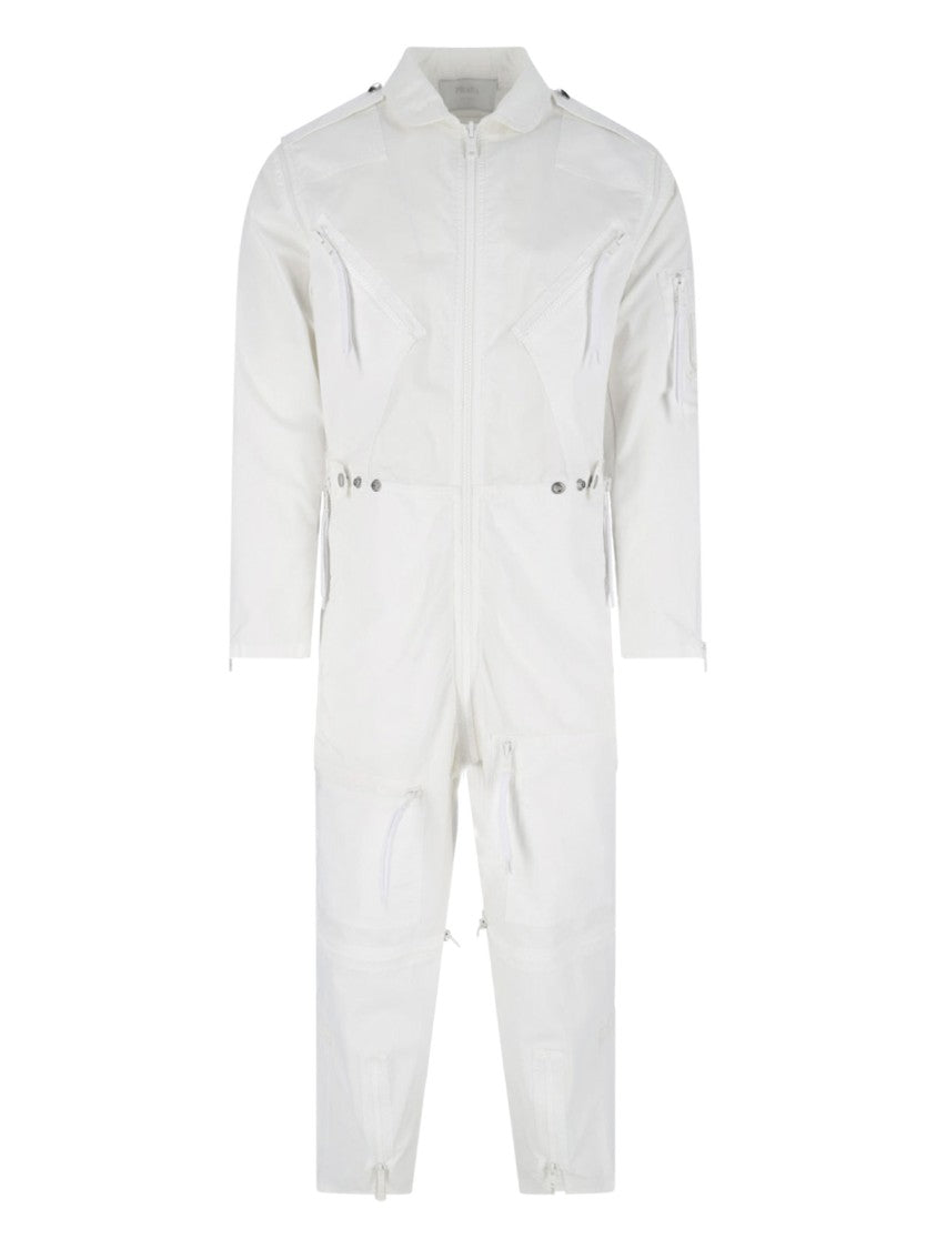 Prada Convertible Logo Tracksuits – White