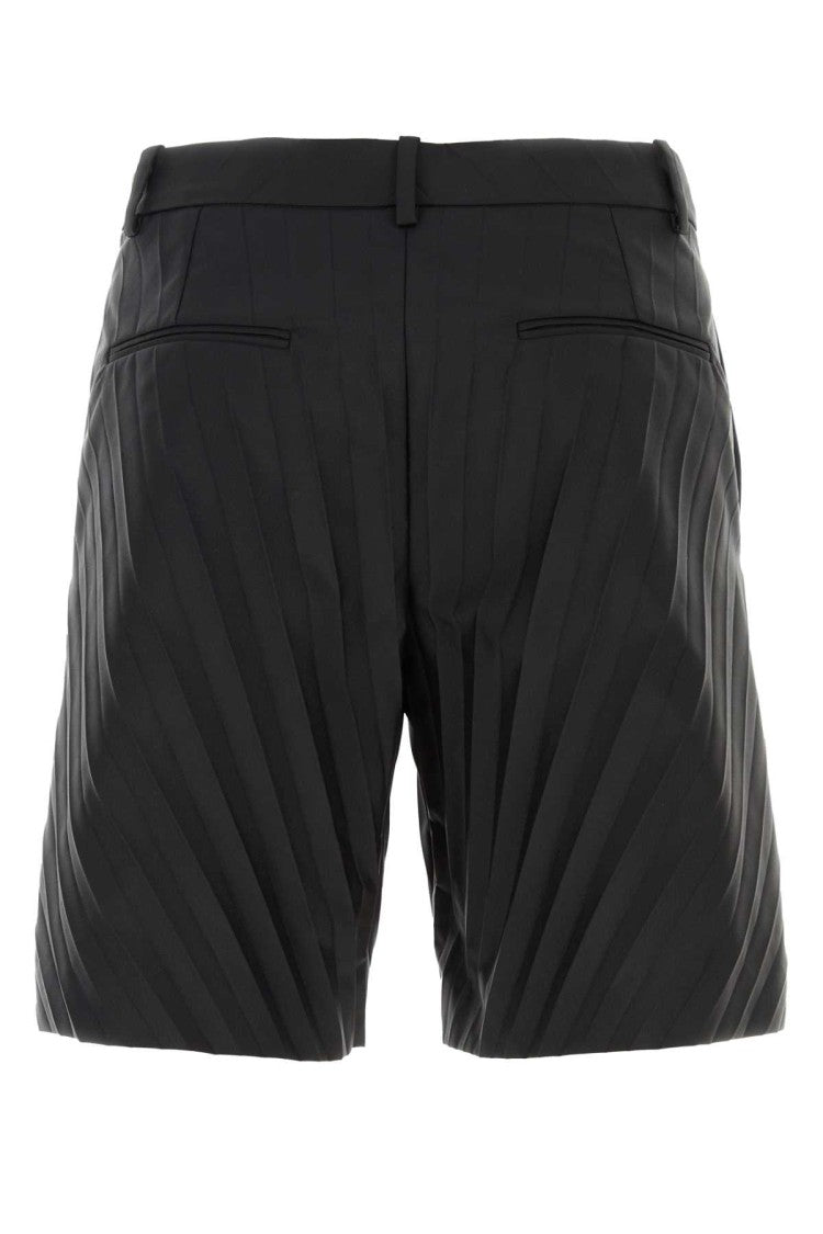 Valentino Garavani Black Nylon Bermuda Shorts