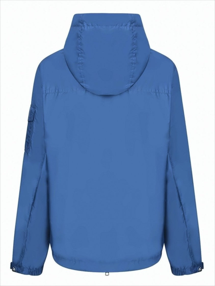 Moncler Lightweight Blue Polyamide Moncler Jacket