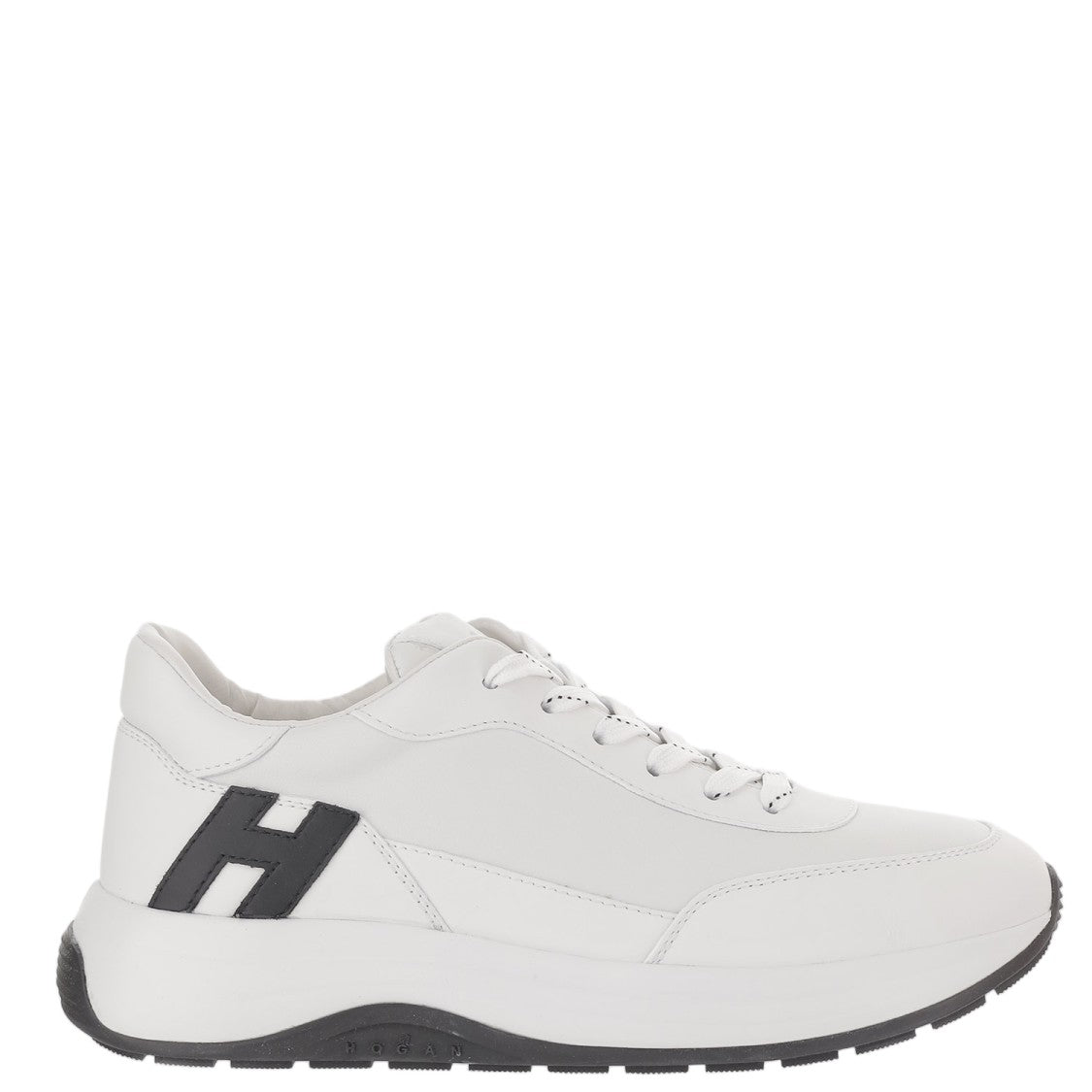 Hogan Nappa Leather Sneakers With Memory Foam And Contrasting Detail