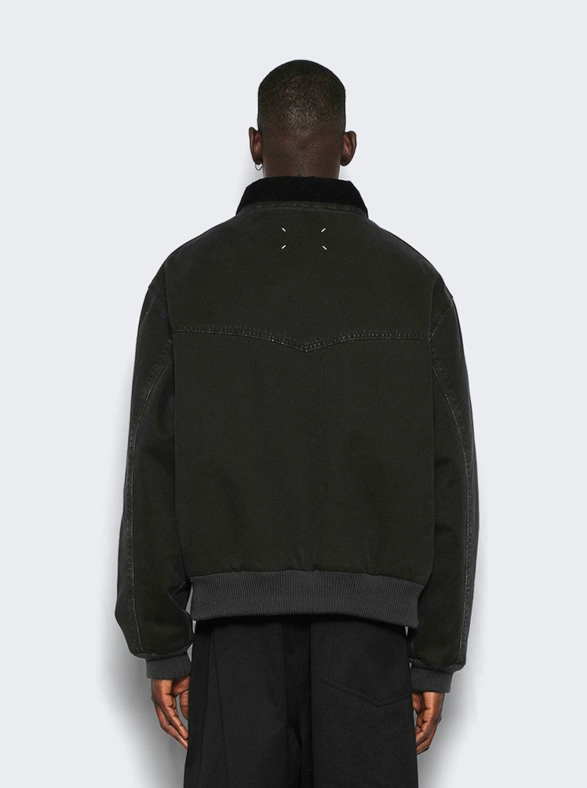Maison Margiela Bomber Jacket Washed Black