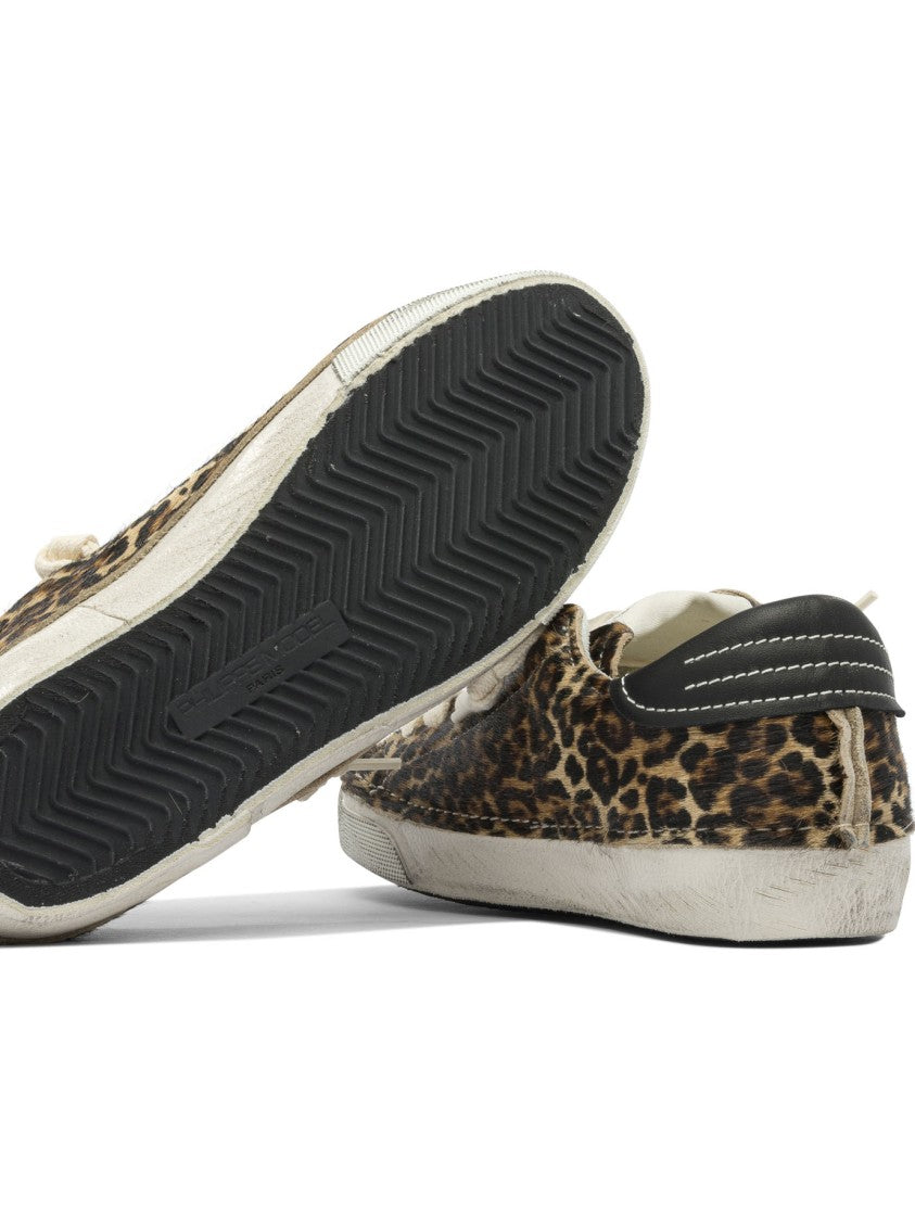 Philippe Model Paris Leopard Print Low-Top Sneakers