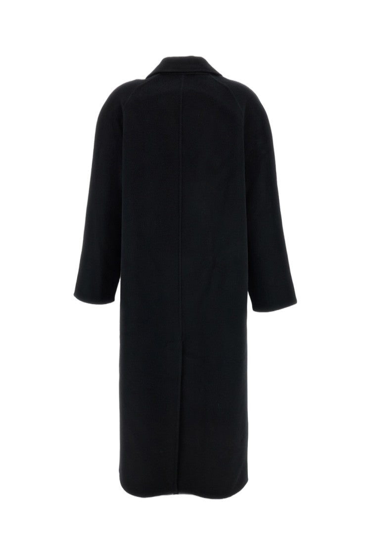 Loulou De Saison Irvin Double-Breasted Wool-Cashmere Long Coat