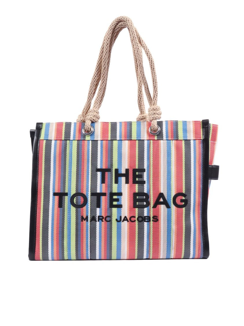 Marc Jacobs Multicolor Stripe Large Tote Bag