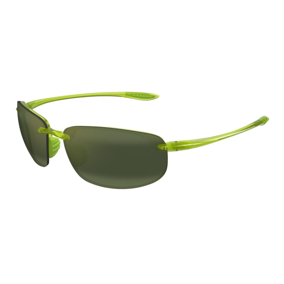 Maui Jim Lime Green Mj0407s Translucent Rimless Sunglasses