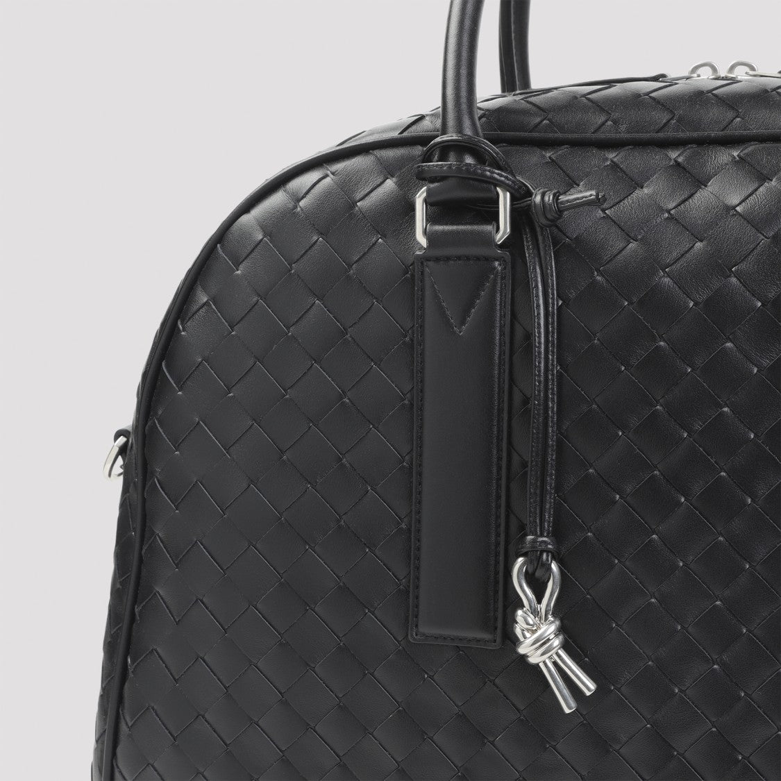 Bottega Veneta Intrecciato Leather Handbag With Adjustable Shoulder Strap