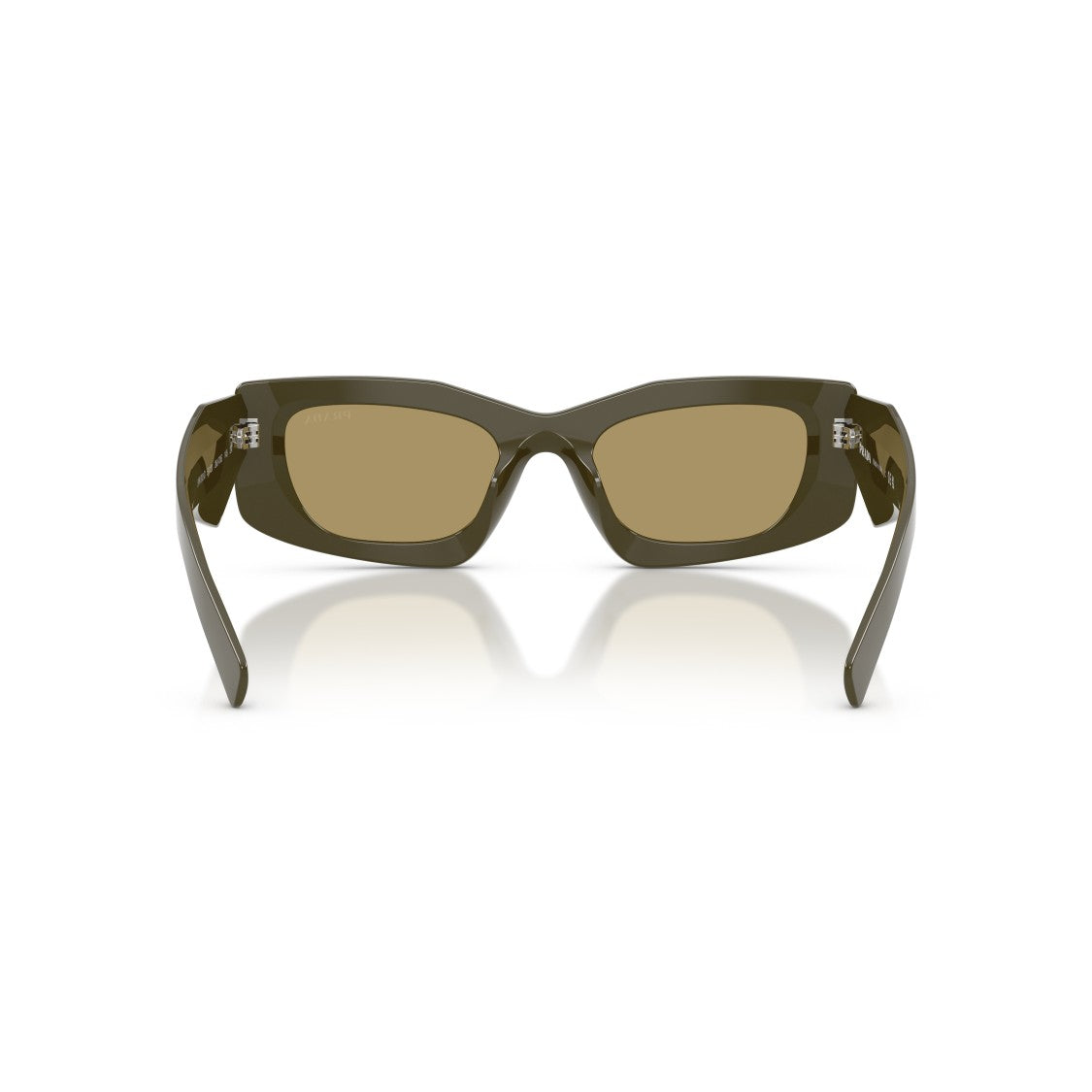 Prada 0Pr D03sd Rectangular Olive Sunglasses
