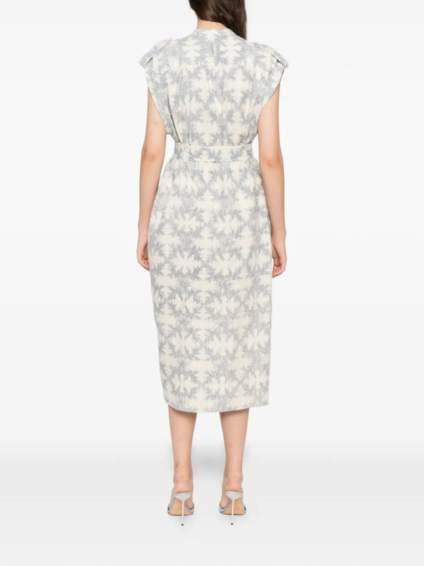 Saiid Kobeisy Printed Midi Dress