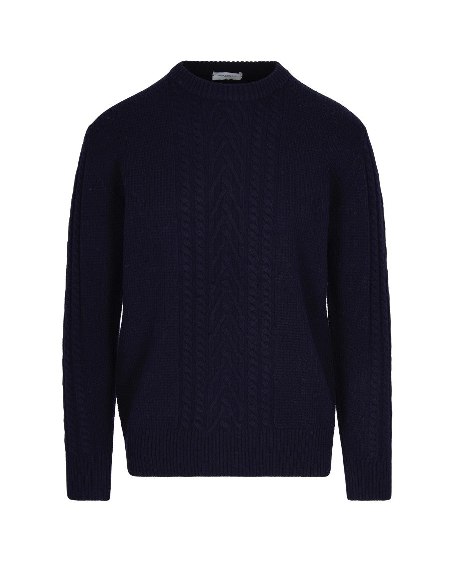 Paolo Pecora Blue Wool Sweater