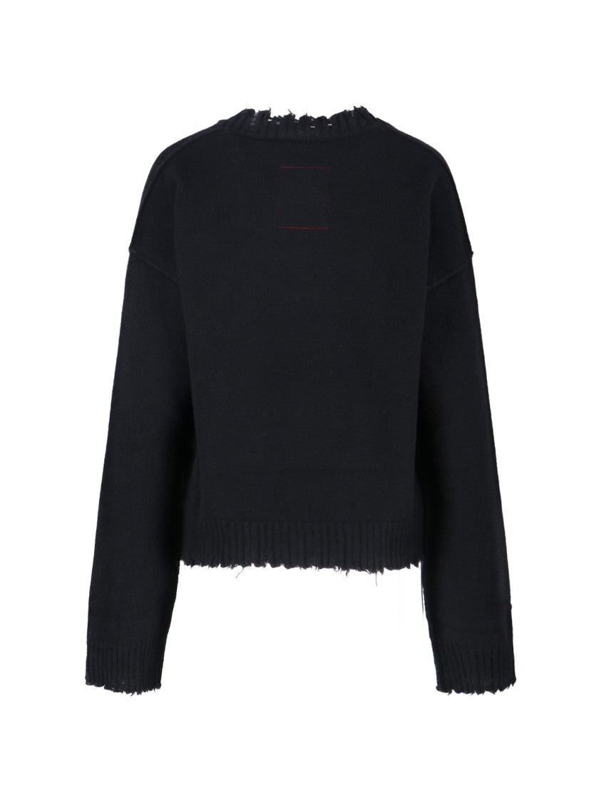 Uma Wang Crewneck Sweater – Black